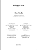 Don Carlo Version En 4 Actes - VERDI - Partition - Opéras